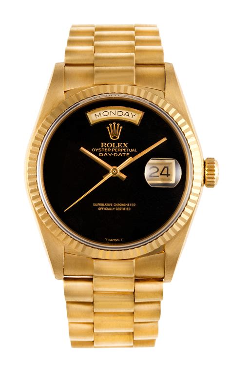 rolex day date president black dial